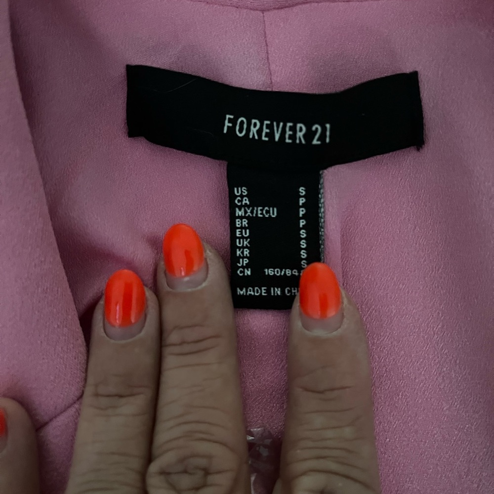 Bubblegum pink blazer- forever 21 NWT size small